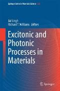 Excitonic and Photonic Processes in Materials