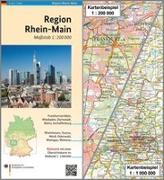 Regionalkarte 1 : 200 000 Region Rhein-Main
