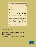Das deutsche Lied im 18. Jahrhundert