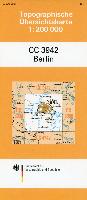Topographische Übersichtskarte CC3942 Berlin 1 : 200 000