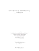 Induced Seismicity Potential in Energy Technologies