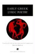 Early Greek Lyric Poetry
