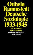 Deutsche Soziologie 1933–1945