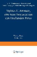 Stylites E. Amstutz, eine neue Isoëtacee aus den Hochanden Perus