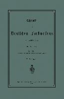 Chronik des Deutschen Forstwesens im Jahre 1885