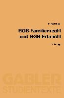 BGB-Familienrecht und BGB-Erbrecht