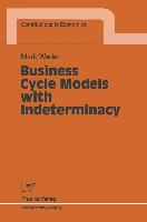 Business Cycle Models with Indeterminacy