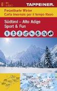 Freizeitkarte Südtirol - Sport & Spaß im Winter 1:125 000
