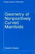 Geometry of Nonpositively Curved Manifolds