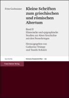 Kleine Schriften zum griechischen und römischen Altertum. Band 2