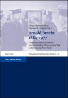 Arnold Brecht 1884-1977