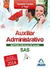 Auxiliar Administrativo, Servicio Andaluz de Salud. Temario común y test