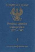 Preussisch-deutsche Seitengewehre 1807-1945 Band I