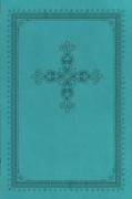 KJV, Ultraslim Bible, Imitation Leather, Turquoise, Red Letter Edition