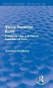 Voice Terminal Echo (Routledge Revivals)