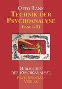Technik der Psychoanalyse Band 1-3