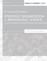 International Journal of Strategic Organization and Behavioural Science (2013 Annual Edition)