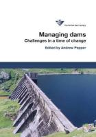Managing Dams: Challenges in a time of change