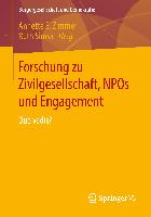 Forschung zu Zivilgesellschaft, NPOs und Engagement