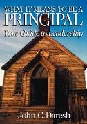 What It Means to Be a Principal