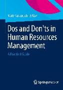 Dos and Don¿ts in Human Resources Management