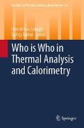 Who is Who in Thermal Analysis and Calorimetry