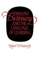 Johnson's Dictionary and the Language of Learning