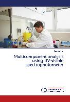 Multicomponent analysis using UV-visible spectrophotometer