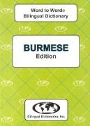 English-Burmese & Burmese-English Word-to-word Dictionary