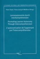 Lernerautonomie durch Interkomprehension: Projekte und Perspektiven