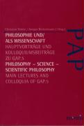 Philosophie und/als Wissenschaft / Philosophy-Science - Scientific Philosophy
