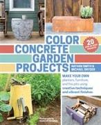 Color Concrete Garden Projects