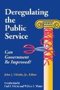 Deregulating the Public Service