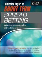 Malcolm Pryor on Short Term Spread Betting - DVD: Winning Strategies for Active Traders