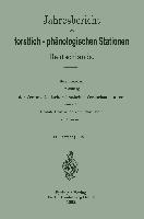 Jahresbericht der forstlich-phänologischen Stationen Deutschlands