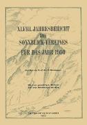 Jahresbericht des Sonnblick-Vereines für das Jahr 1950