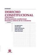 Derecho Constitucional Vol. I El ordenamiento constitucional Derechos y deberes de los ciudadanos