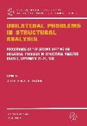 Unilateral Problems in Structural Analysis