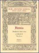 Retórica : introducción, edición crítica y traducción de Juan Lorenzo