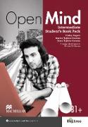 Intermediate: Open Mind. Student's Book with Webcode (incl. MP3) and Print-Workbook with Audio-CD + Key