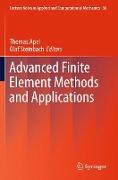 Advanced Finite Element Methods and Applications