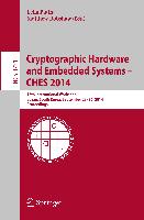 Cryptographic Hardware and Embedded Systems -- CHES 2014