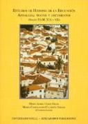 Estudios de historia de la educación andaluza : textos y documentos, siglos XVIII, XIX y XX