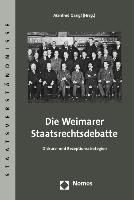 Die Weimarer Staatsrechtsdebatte