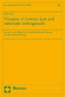 Principles of Contract Law und nationales Vertragsrecht