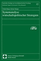 Systemanalyse wirtschaftspolitischer Strategien