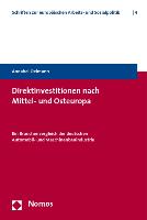 Direktinvestitionen nach Mittel- und Osteuropa