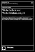 Werbefreiheit und Werbebeschränkung