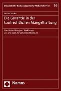 Die Garantie in der kaufrechtlichen Mängelhaftung