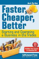 Faster, Cheaper, Better: Starting and Operating a Business in the Trades